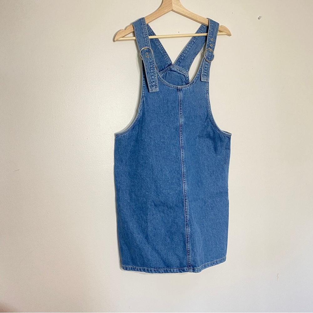 Denim Overall Mini Dress
